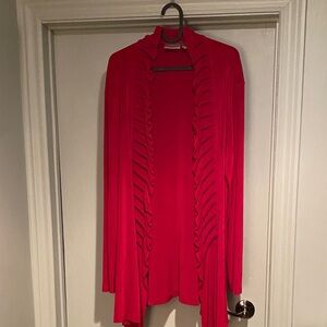 Vibrant Red Women's Cardigan